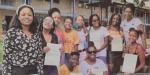 Pupils and staff celebrate the results and their own hard work